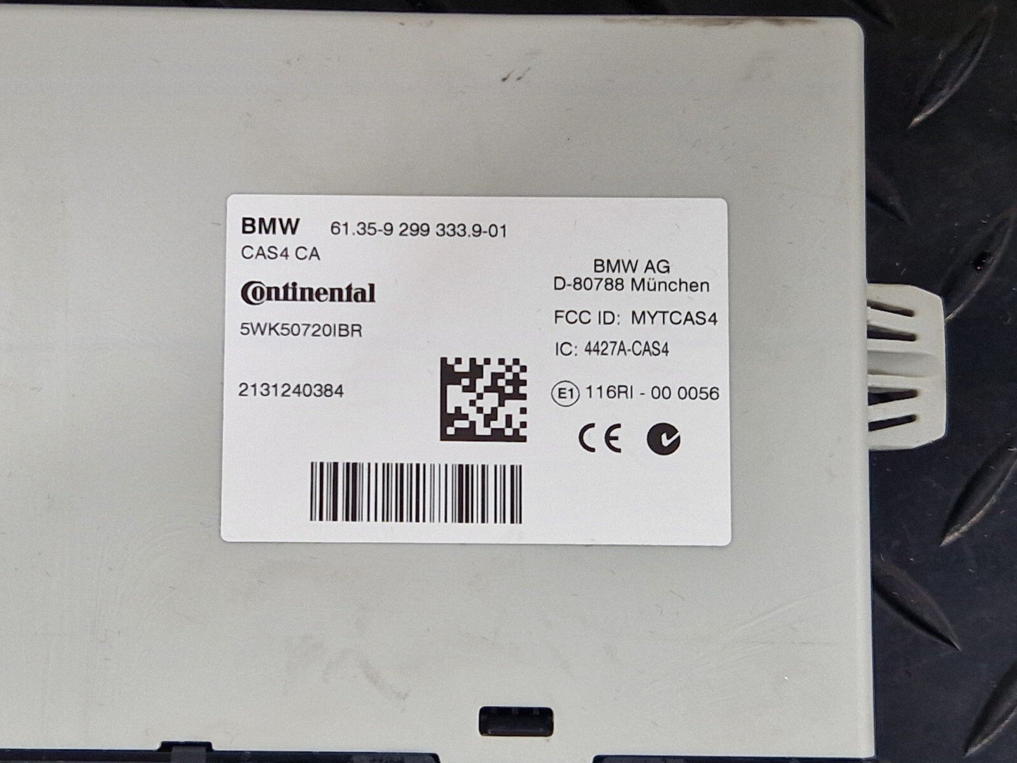 11-18 BMW 6 SERIES F06 CONTROL MODULE 9299333