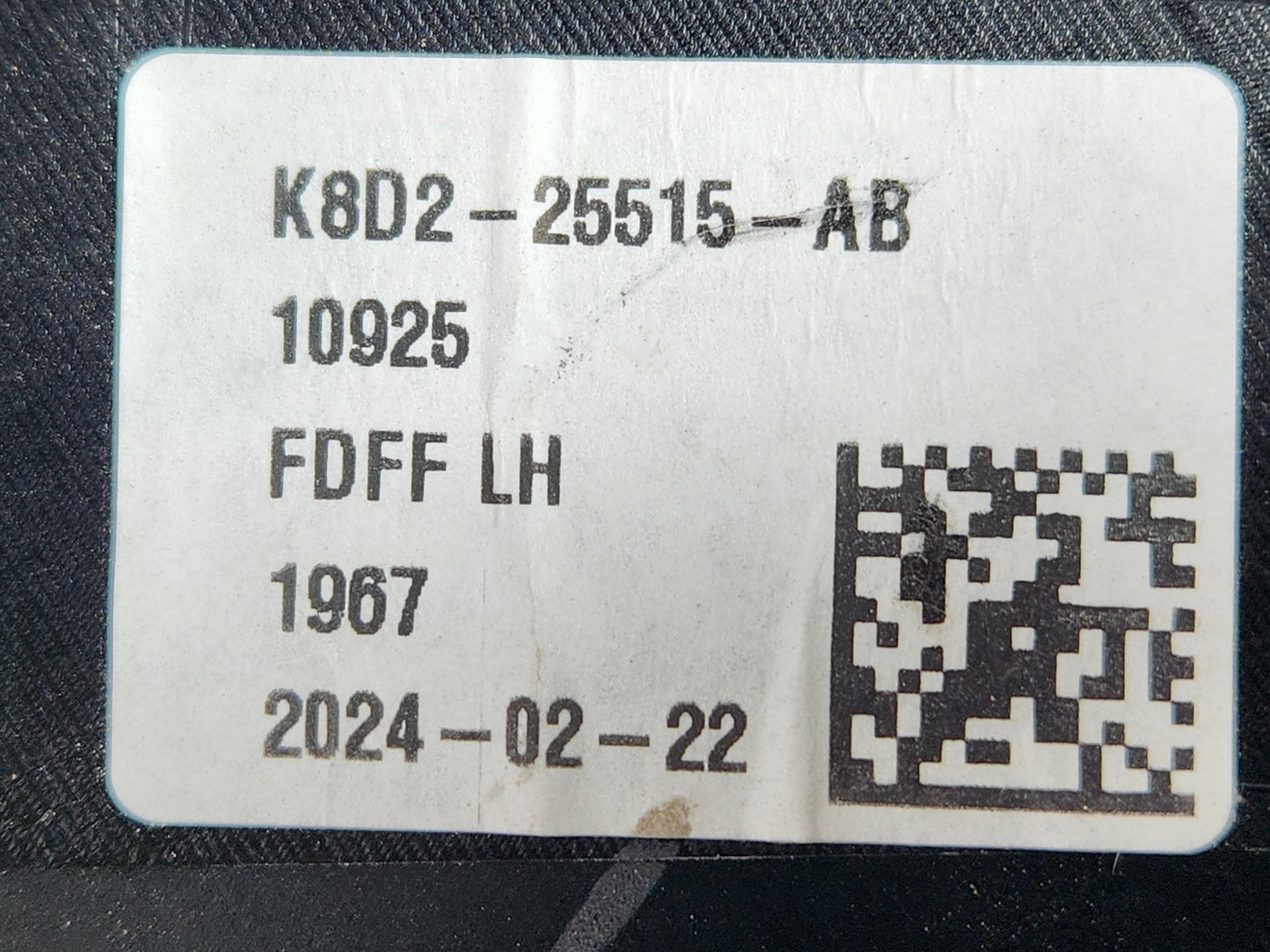 Range Rover Evoque L551 SUV Rear Left Outer Window Frame Trim K8D2-25515-AB