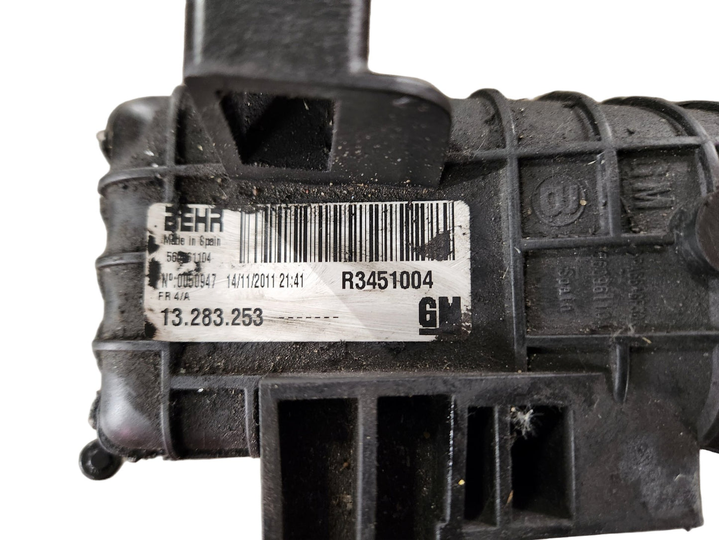 Vauxhall Meriva MK2 (B) (4470) MPV Genuine Intercooler Radiator 13283253 3451004