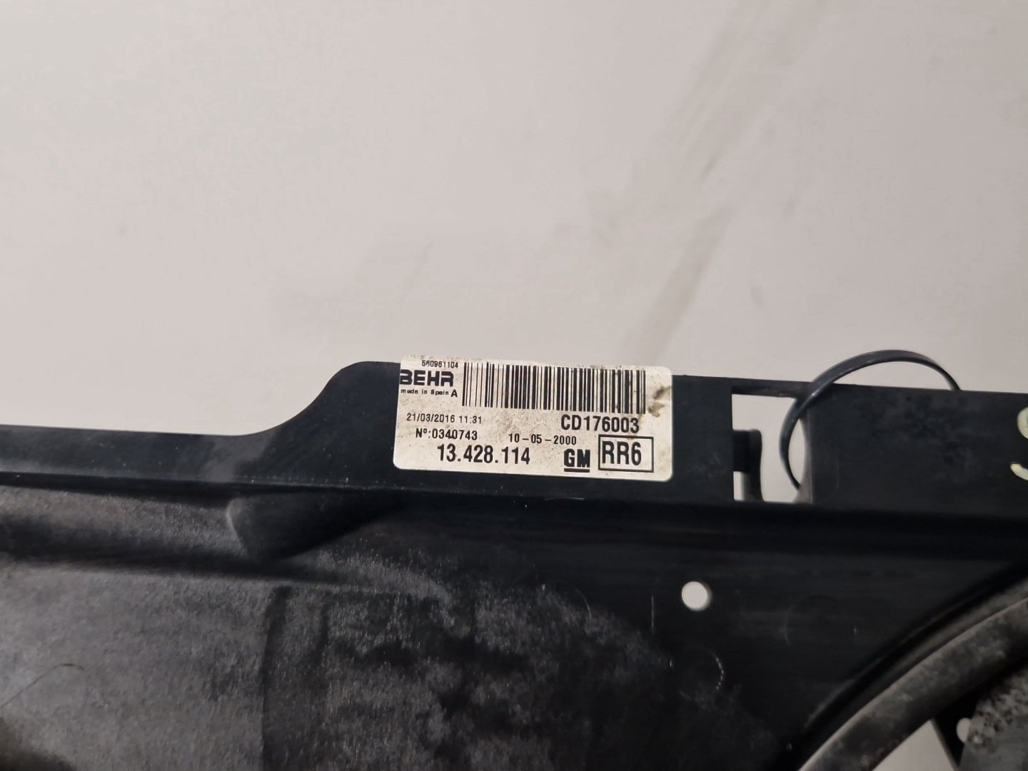 Vauxhall Corsa MK4 (E) (4500) Hatchback Radiator Cooling Fan 13428114 P6188004