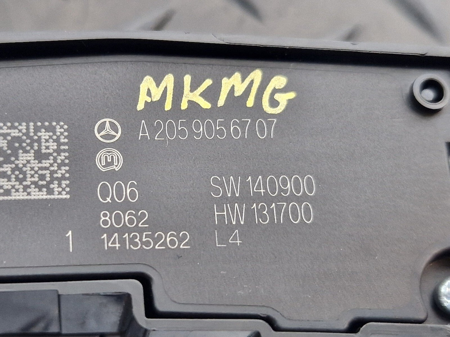 14-21 MERCEDES BENZ C200 W205 DYNAMIC DRIVING MODE SWITCH PANEL A2059056707