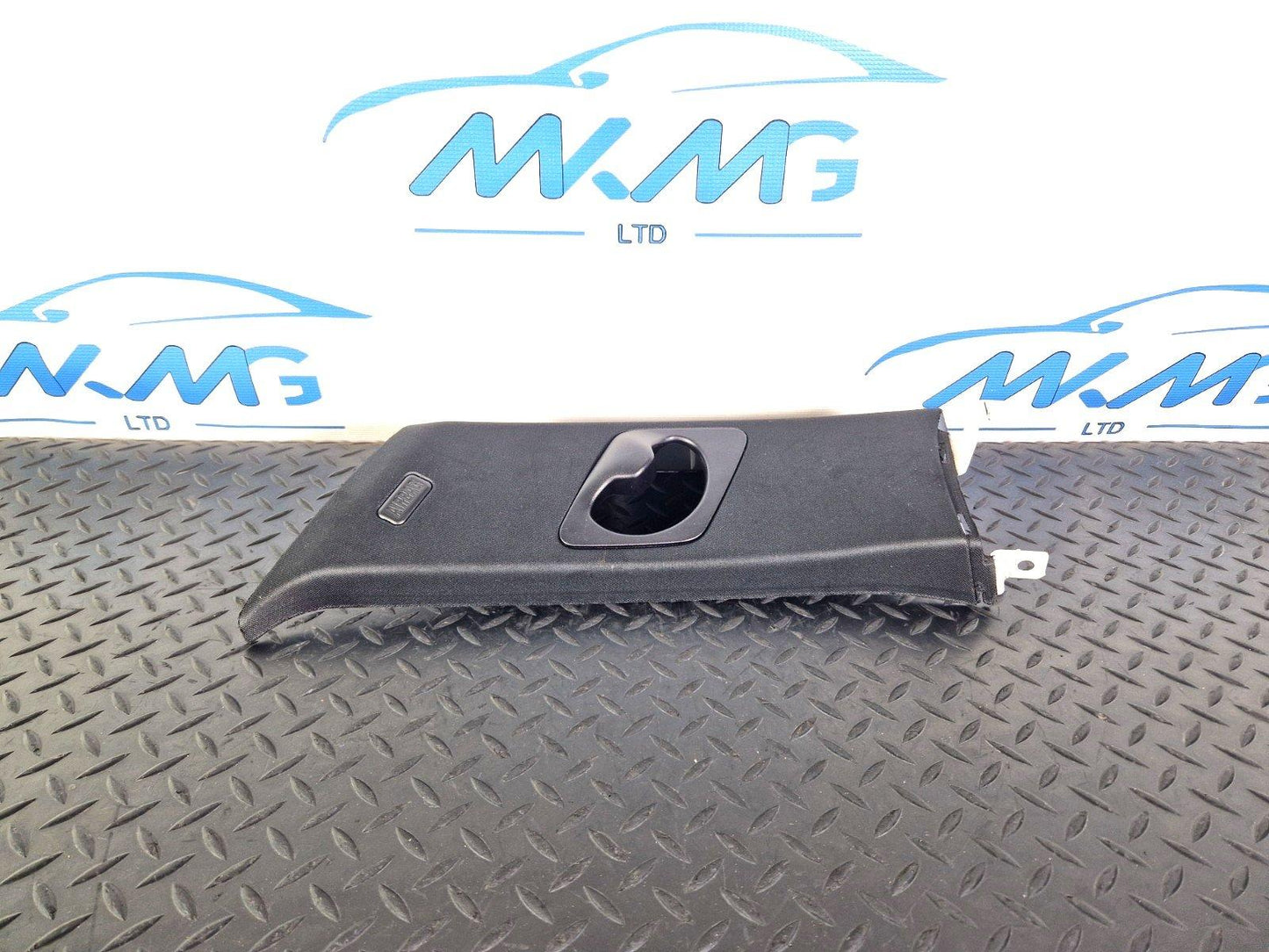 10-13 BMW X5 E70 LCI PILLAR TRIM COVER PANEL BLACK LEFT PASSENGER SIDE 7129756