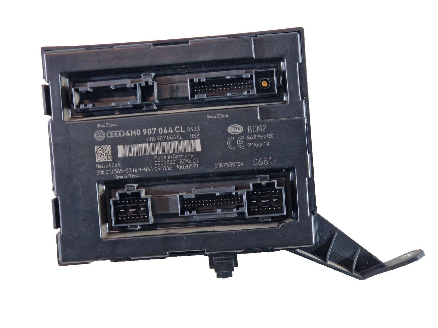10-18 VW TOUAREG 7P 3.0 DIESEL COMFORT CONTROL MODULE 4H0907064CL