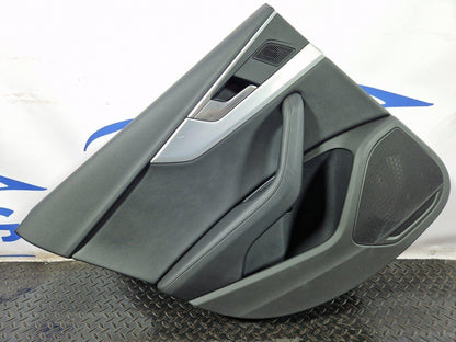 16-19 AUDI A4 B9 GENUINE REAR LEFT N/S/R LEATHER DOOR CARD PANEL