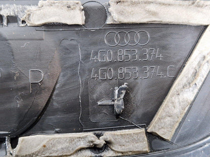 12-18 AUDI A6 C7 DOOR ENTRY SILL KICK PLATE COVER FRONT RIGHT SIDE 4G0853374