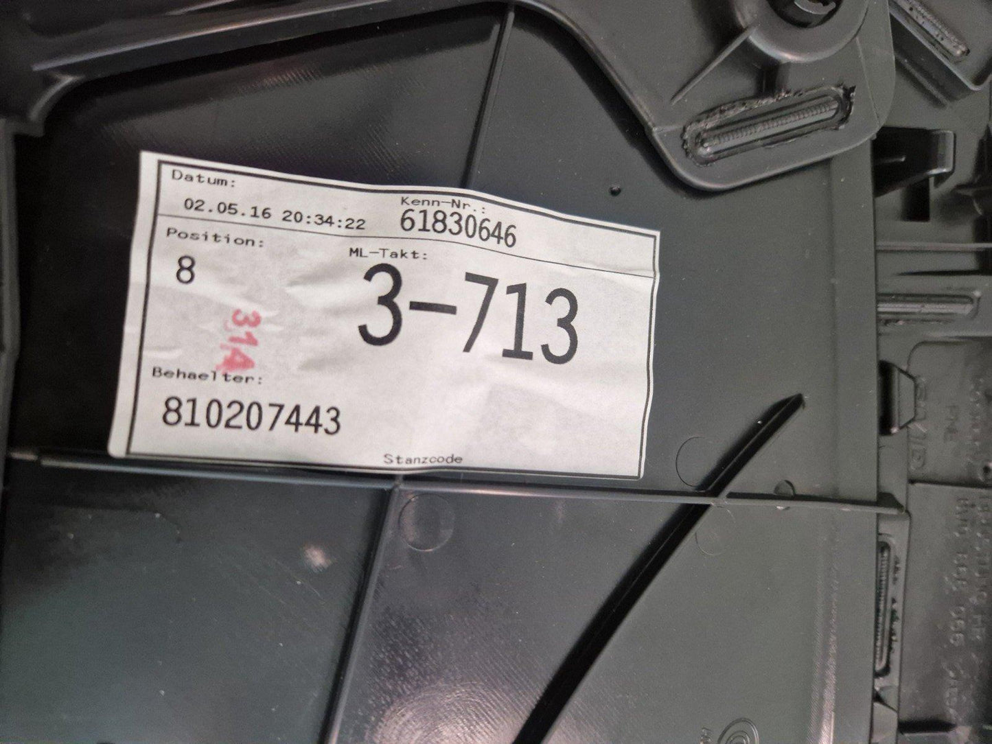 16-19 AUDI A4 B9 S-LINE GENUINE REAR RIGHT DRIVER SIDE DOOR CARD 8W0868066