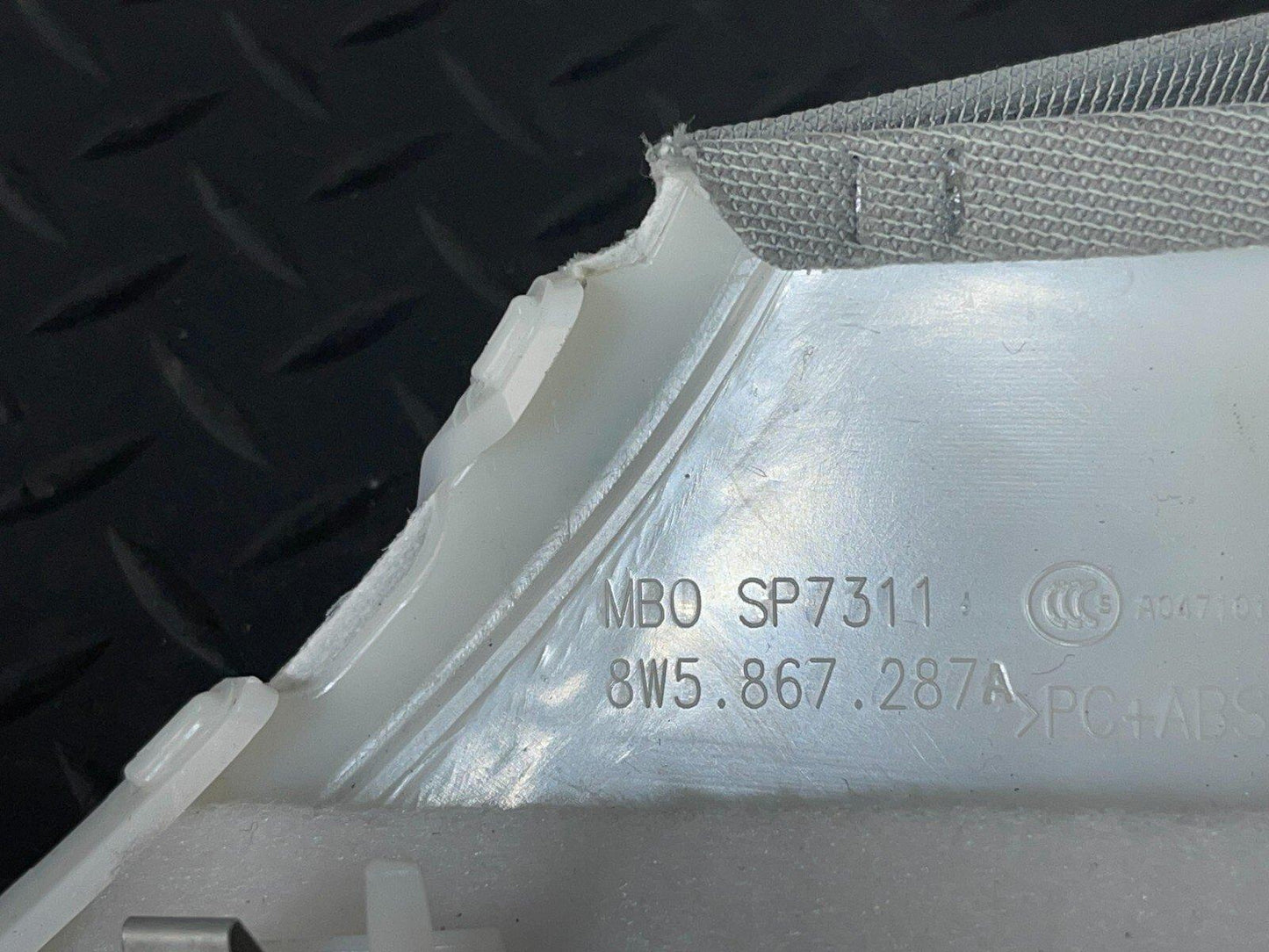 16-19 AUDI A4 B9 SALOON GENUINE REAR LEFT N/S C-PILLAR COMPLETE TRIM 8W5867287A