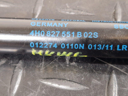 10-17 AUDI A8 4H PAIR OF REAR TAILGATE BOOT LID SUPPORT GAS STRUTS 4H0827551B