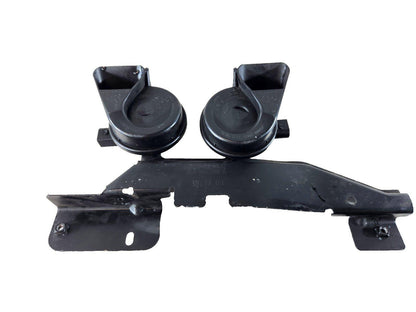 10-15 AUDI Q7 4L GENUINE PAIR OF TWO LOW TONE HORN SIREN SIGNAL 4L0951221A
