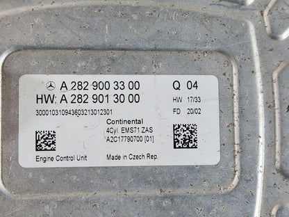 19-ON MERCEDES BENZ B CLASS W247 OEM ENGINE CONTROL UNIT ECU A2829003300