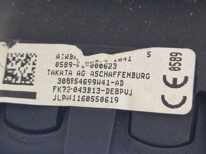 14-19 LAND ROVER L550 DISCOVERY STEERING WHEEL SAFETY BAG 307584610AC DEPLOYED