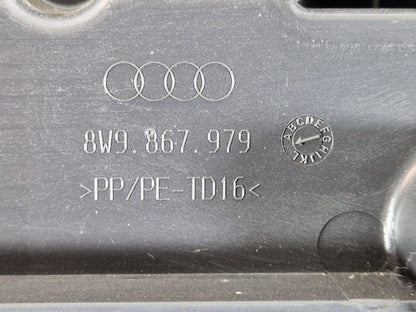 16-19 AUDI A4 AVANT B9 S-LINE OEM BOOTLID/TAILGATE TRIM COVER BLACK 8W9867979