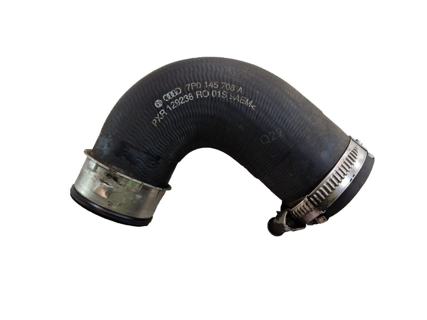 10-18 VW TOUAREG 7P GENUINE INTERCOOLER PIPE HOSE 7P0145708A