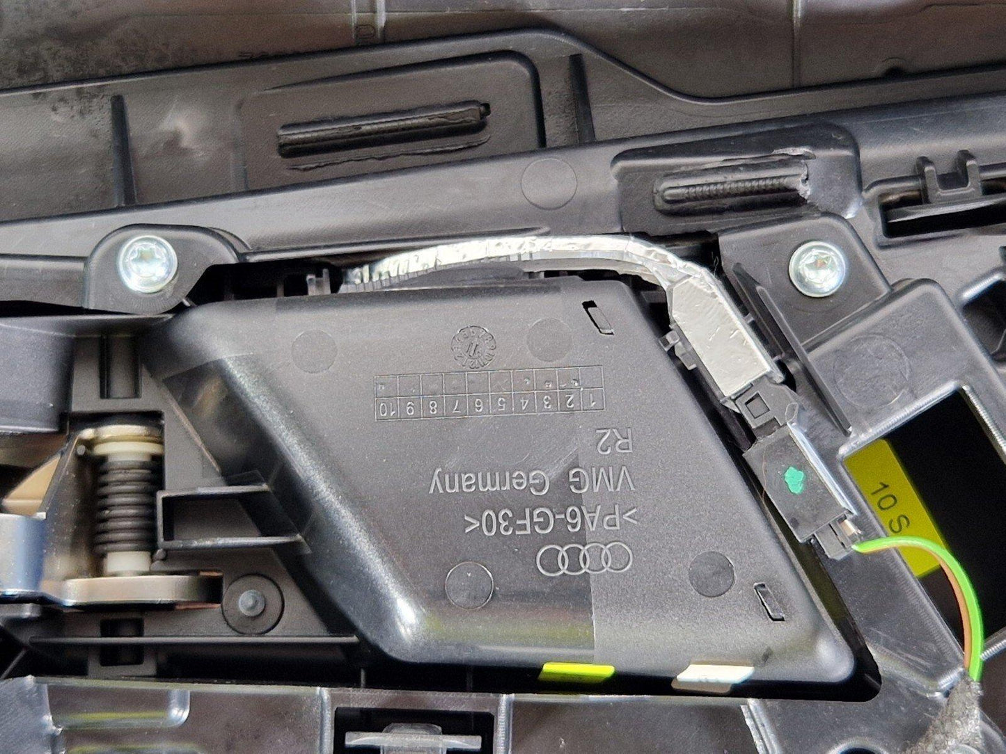 16-19 AUDI A4 AVANT B9 REAR RIGHT SIDE BLACK LEATHER DOOR CARD 8W0867488
