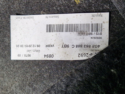 15-18 AUDI A7 4G OEM REAR RIGHT TAILGATE BOOT TRIM PANEL 4G8863888