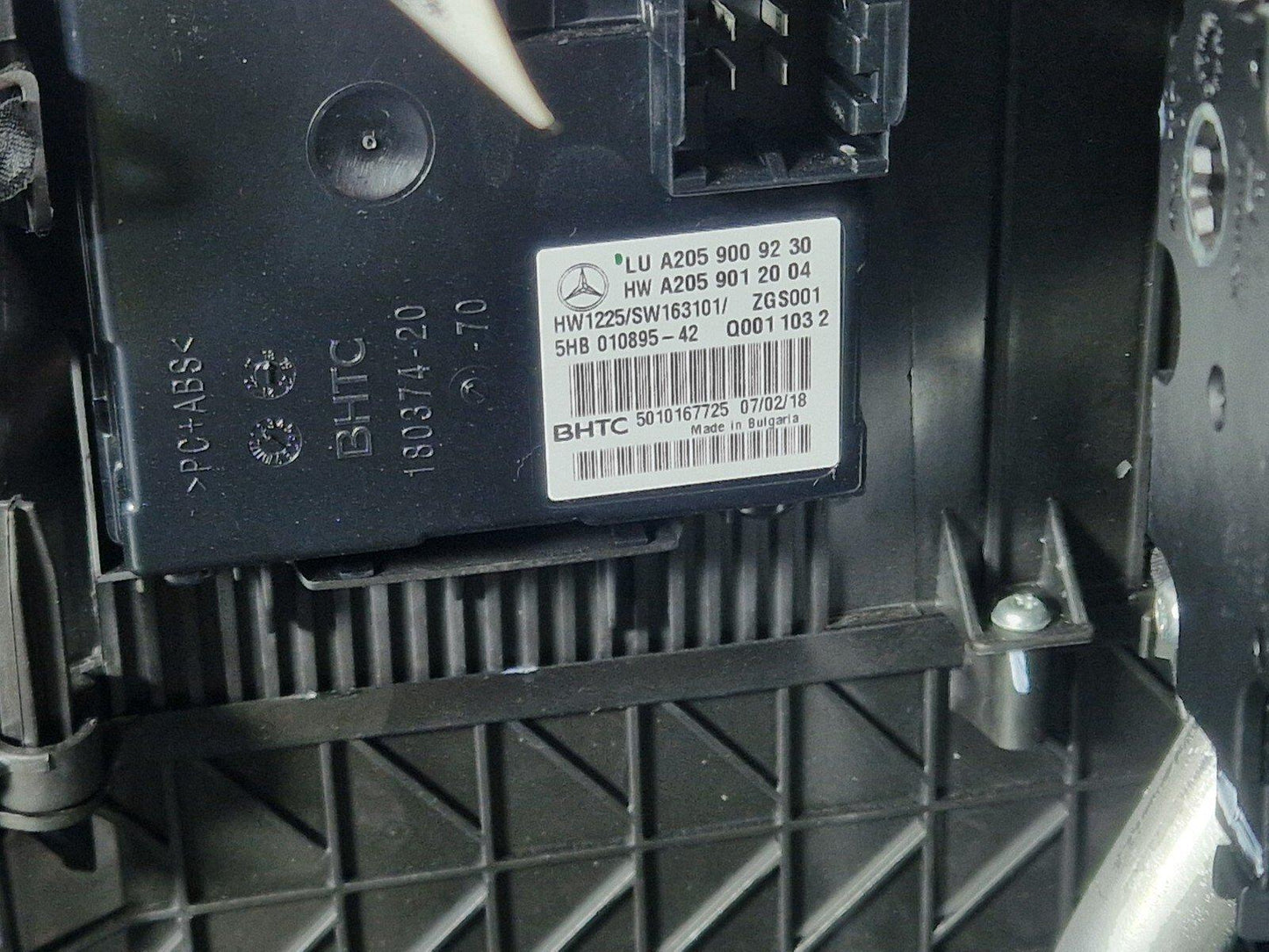 14-21 MERCEDES BENZ C200 W205 INTERIOR HEATER MATRIX CORE & A/C CONTROL MODULE