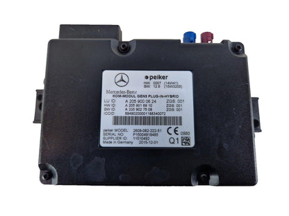 16-19 MERCEDES BENZ GLE W166 GEN3 PLUG-IN-HYBRID CONTROL MODULE ECU A2059000624