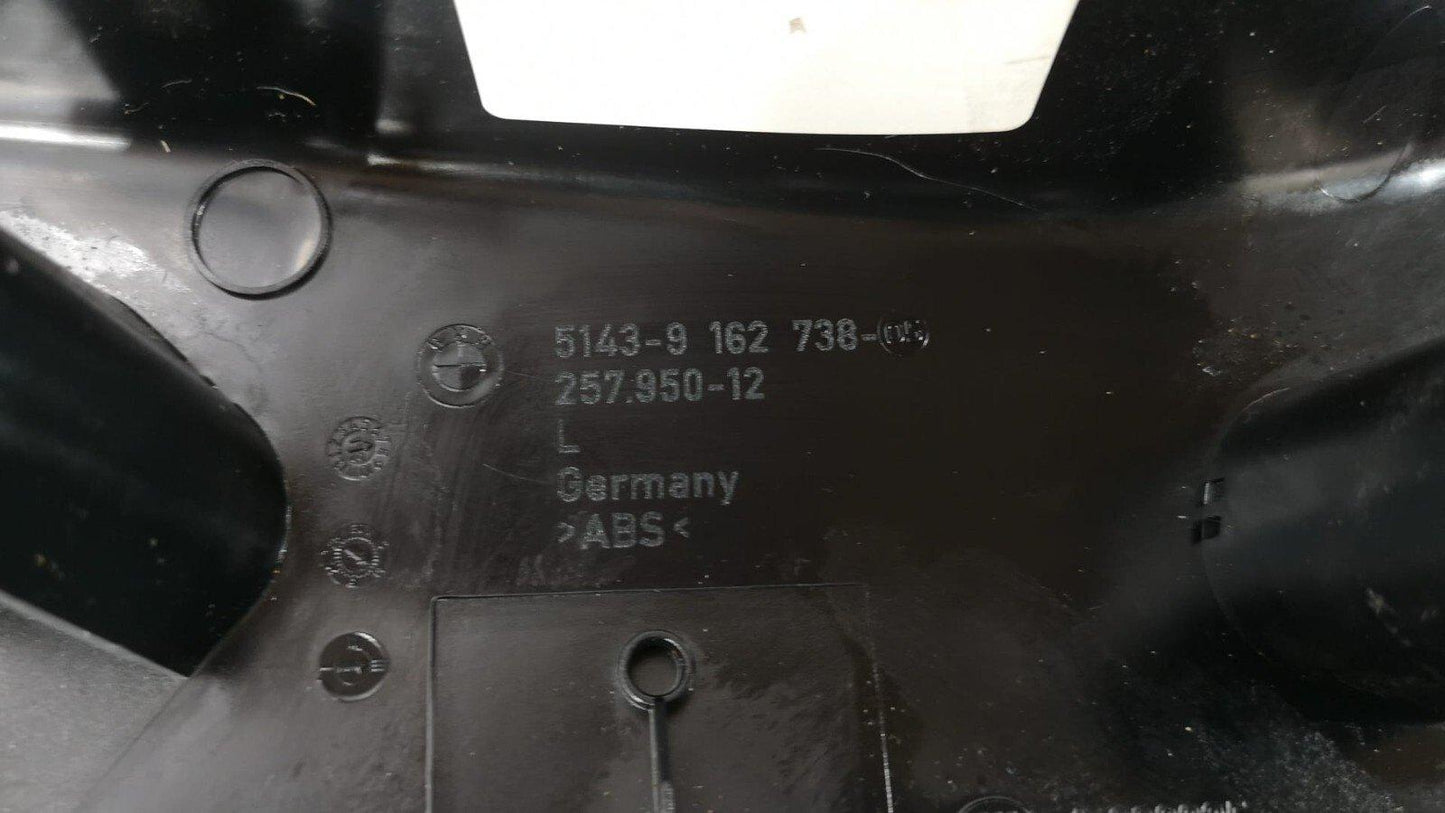 11-16 BMW M5 F10 5-SERIES PASSENGER LEFT SIDE FOOT WELL TRIM BLACK 9162738
