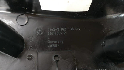 11-16 BMW M5 F10 5-SERIES PASSENGER LEFT SIDE FOOT WELL TRIM BLACK 9162738