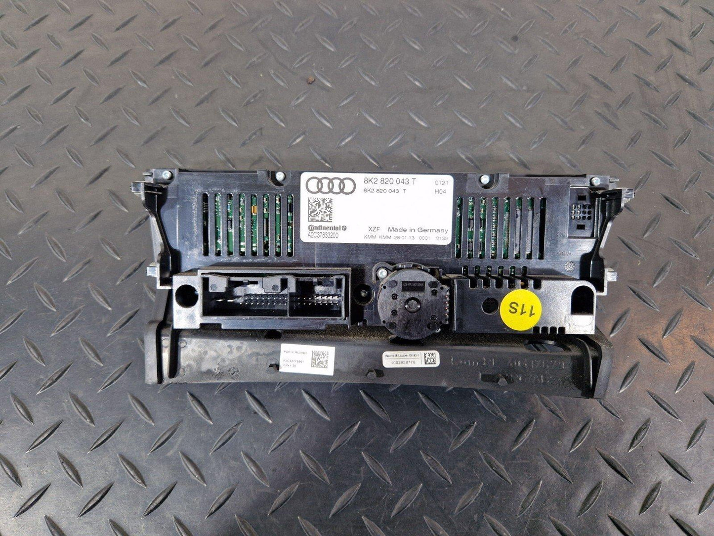 12-17 AUDI S5 CONVERTIBLE A/C AIR CONDITION HEATER CLIMATE CONTROL SWITCH PANEL