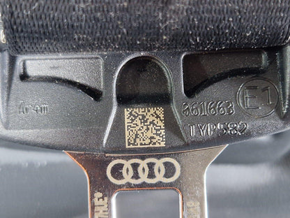 16-19 AUDI A4 AVANT B9 S-LINE REAR O/S DRIVERS SIDE HALF BLACK LEATHER  BACKREST