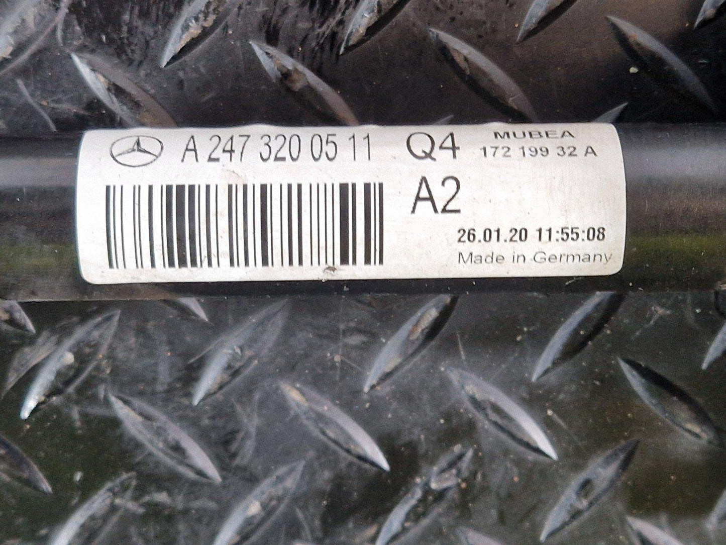 19-ON MERCEDES BENZ B CLASS W247 OEM FRONT ANTI ROLL BAR A2473200511