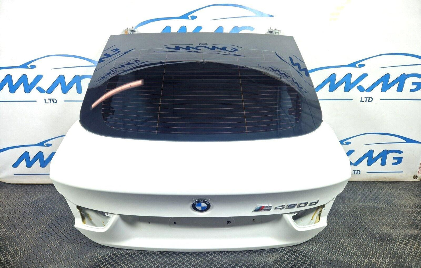 12-18 BMW 4 SERIES F36 LCI M-SPORT GENUINE TAILGATE PANEL ALPINE WHITE 300