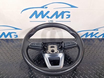 16-19 AUDI A4 B9 GENUINE MULTIFUNCTIONAL LEATHER STEERING WHEEL 8W0419091AS