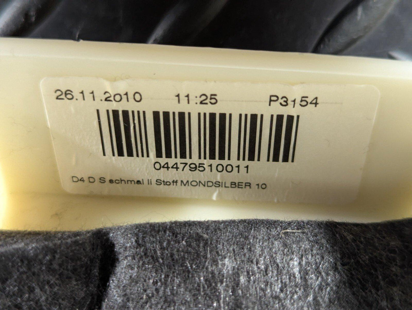 10-17 AUDI A8 4H LEFT PASSENGER SIDE D PILLAR TRIM 4H0867241B