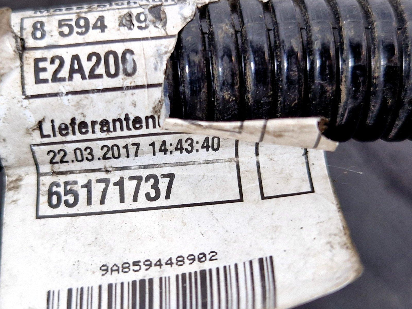 16-22 BMW X1 F48 POSITIVE BATTERY HARNESS LOOM 8594490 8594489