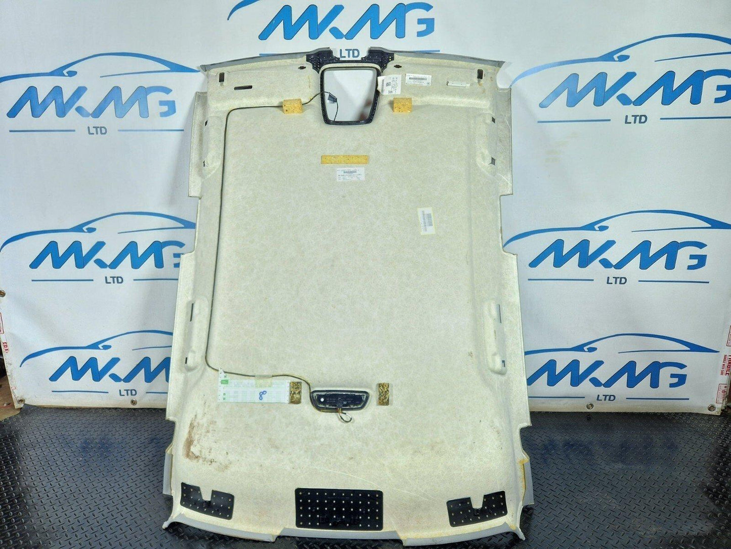 16-19 AUDI A4 B9 GENUINE OEM HEAD ROOF LINER IN GREY 8W5867506Q