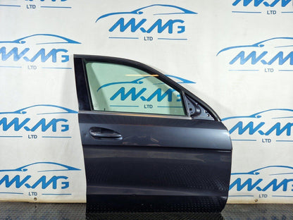 11-19 MERCEDES BENZ ML W166 FRONT RIGHT O/S COMPLETE DOOR IN TENORITE GREY 755