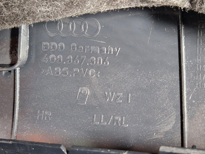 10-18 AUDI A7 4G S-LINE GENUINE REAR RIGHT DOOR CARD PANEL COVER 4G8867306