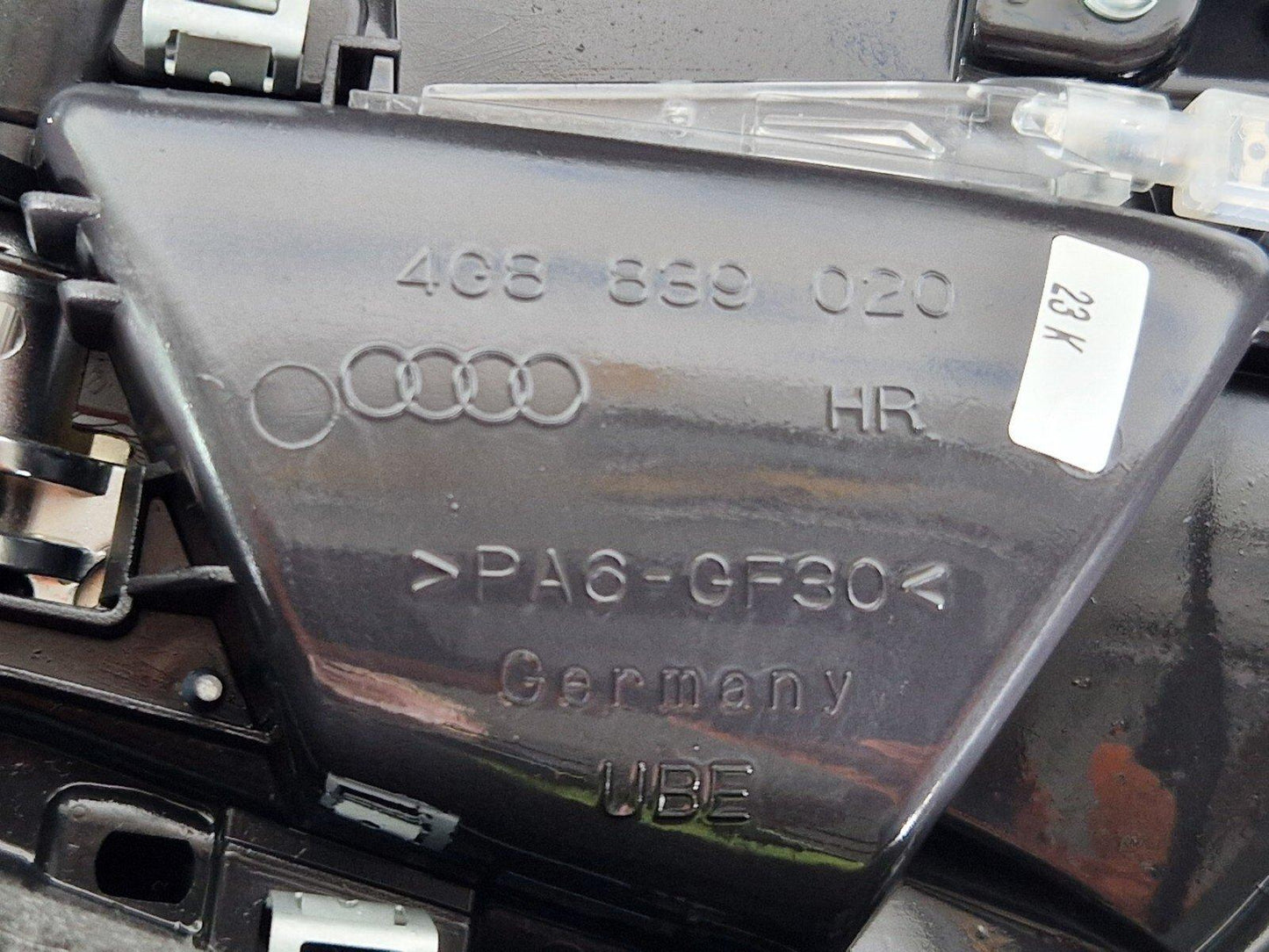 10-18 AUDI A7 4G S-LINE GENUINE REAR RIGHT DOOR CARD PANEL COVER 4G8867306