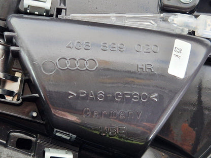 10-18 AUDI A7 4G S-LINE GENUINE REAR RIGHT DOOR CARD PANEL COVER 4G8867306