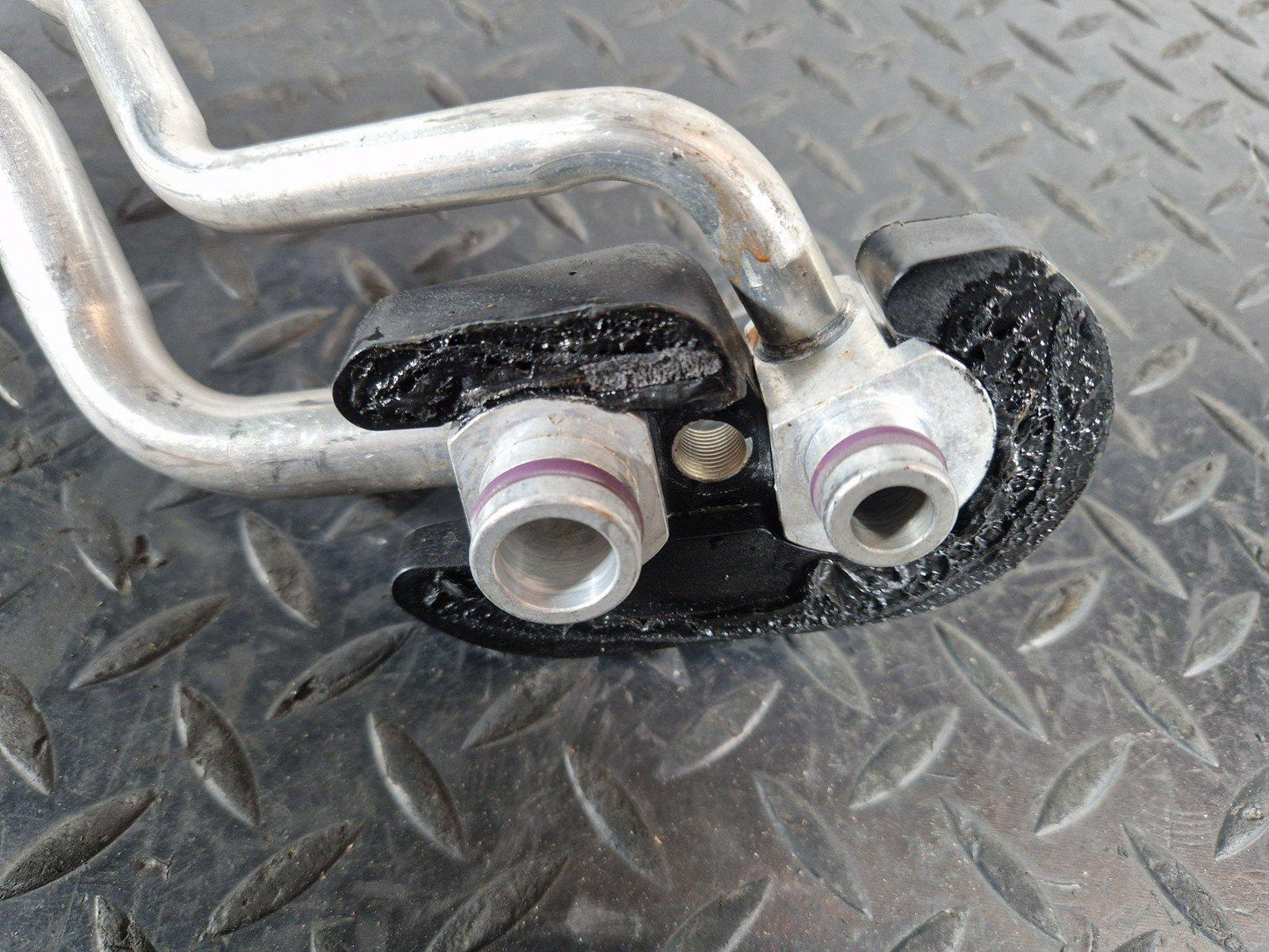 16-20 AUDI Q7 4M A/C AIR CON CONDITIONING PIPE HOSE 4M0816725D 4M0820181B