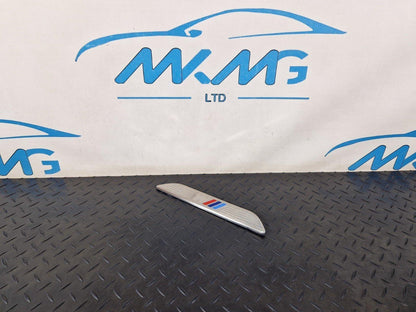 10-13 BMW E70 LCI X5 GENUINE OEM REAR DOOR KICK PLATES SILL COVER TRIM 7205265