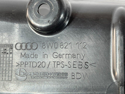 16-19 AUDI A4 B9 ESTATE GENUINE FRONT RIGHT WING FILLER INSULATOR 8W0821112
