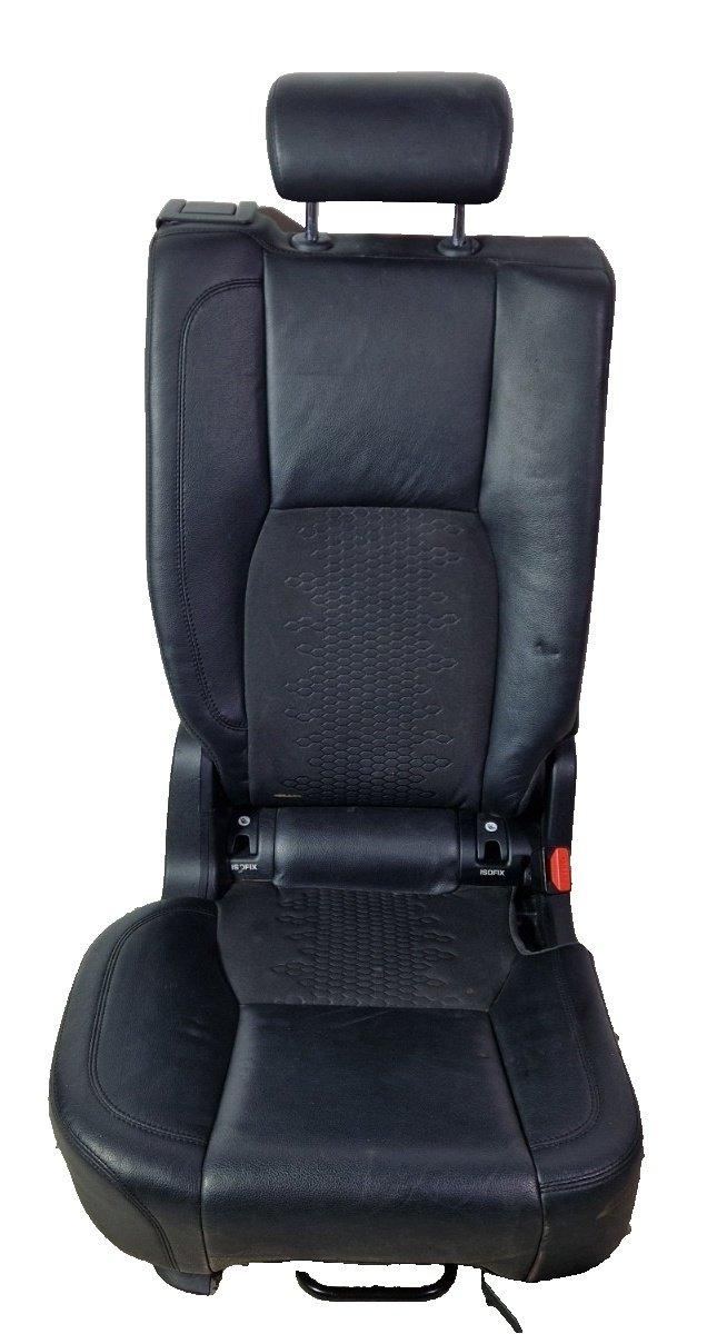 14-19 LAND ROVER L550 DISCOVERY 2ND ROW RIGHT O/S SIDE BLACK LEATHER SEAT