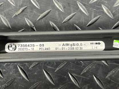 16-22 BMW X1 F48 GENUINE LEFT N/S ROOF RAIL BLACK 7356435