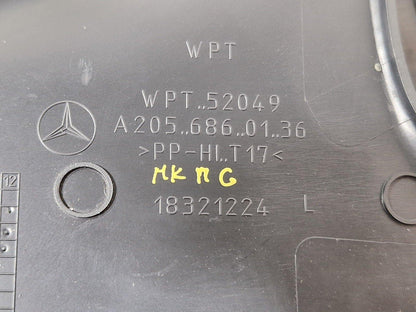 14-21 MERCEDES BENZ C200d W205 REAR LEFT SIDE INNER SILL COVER PANEL A2056860136