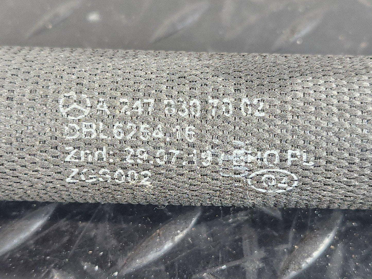 19-ON MERCEDES BENZ B CLASS W247 COOLANT HOSE RETURN LINE PIPE A2478307002