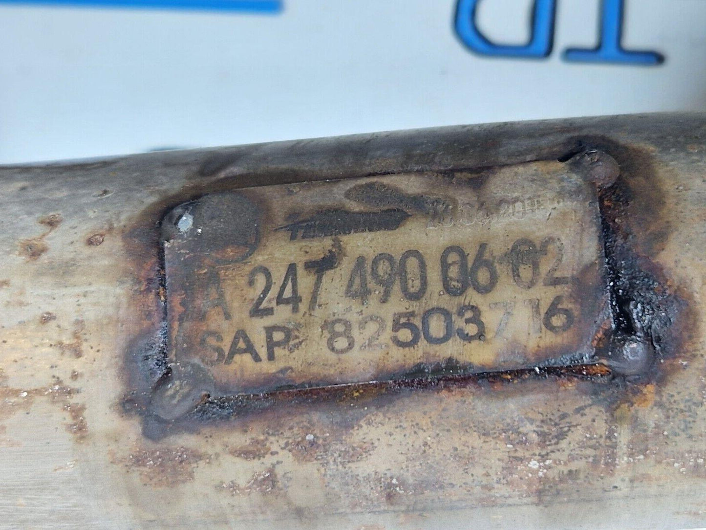 19-ON MERCEDES BENZ B CLASS W247 GENUINE REAR EXHAUST PIPE A2474913900