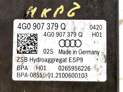 14-18 AUDI A7 ABS  PUMP MODULE 4G0907379Q 4G0614517AG