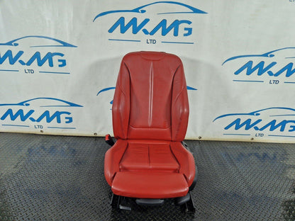 14-16 BMW 2 SERIES F22 GENUINE FRONT LEFT PASSENGER RED SEAT 7243564 9216468