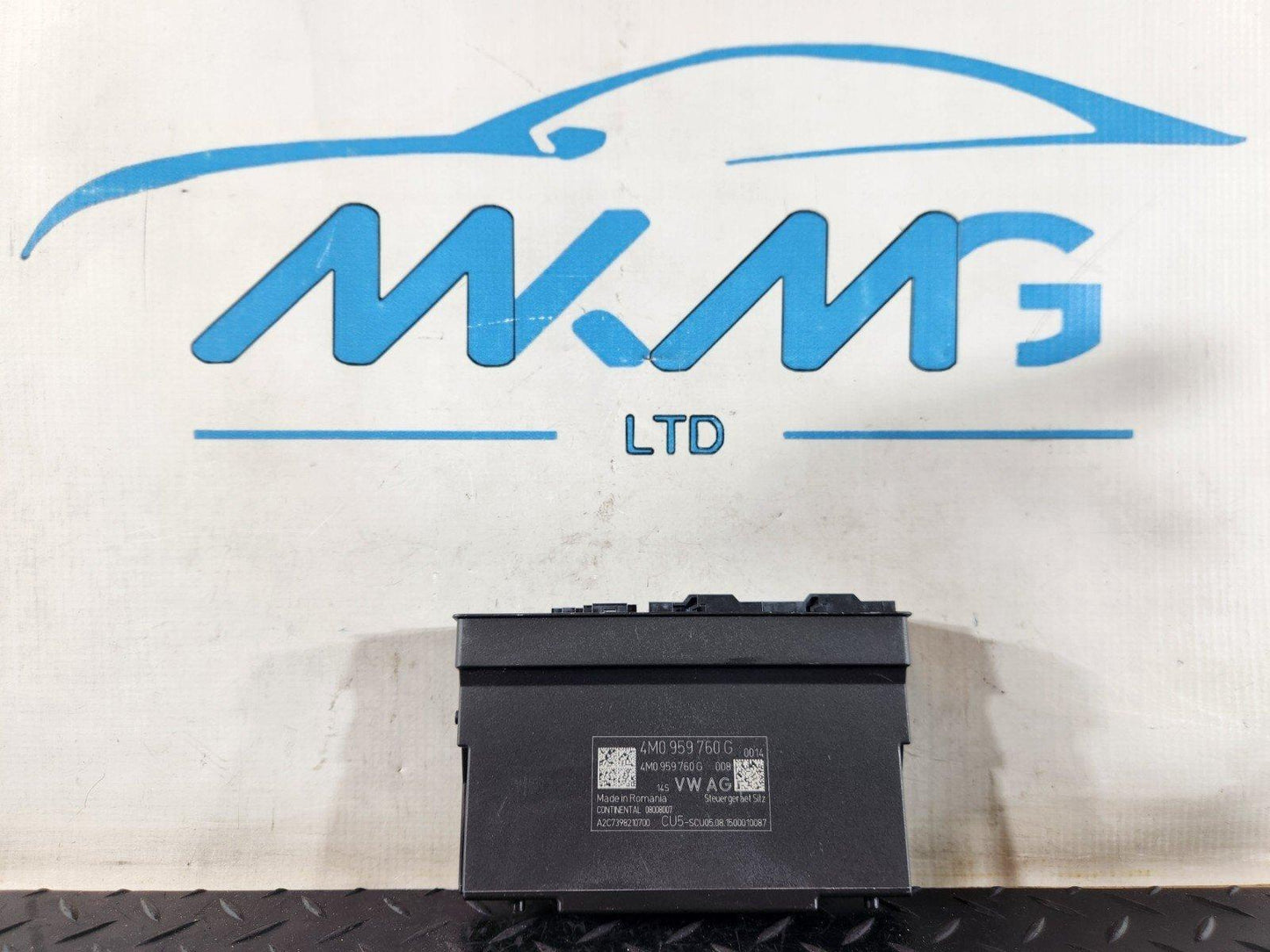 16-20 AUDI Q7 4M SEAT CONTROL MODULE ECU & BRACKET 4M0959760G