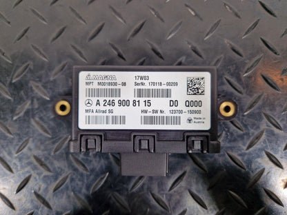 14-20 MERCEDES BENZ GLA X156 4MATIC CONTROL MODULE ECU A2469008115