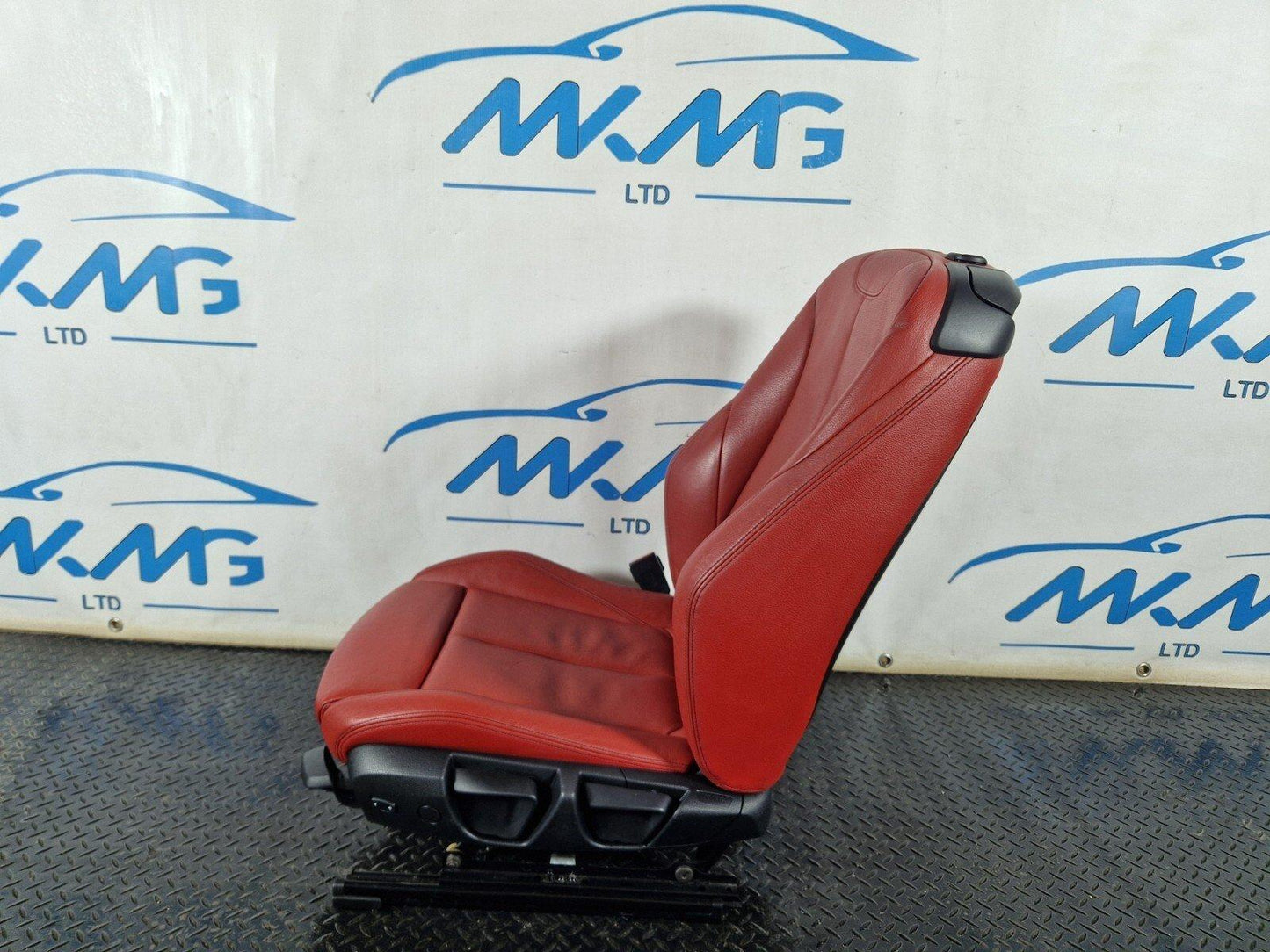 14-16 BMW 2 SERIES F22 GENUINE FRONT LEFT PASSENGER RED SEAT 7243564 9216468