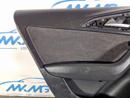 12-18 AUDI A6 C7 GENUINE PASSENGER REAR LEFT DOOR CARD 4G0867221 4G0867305