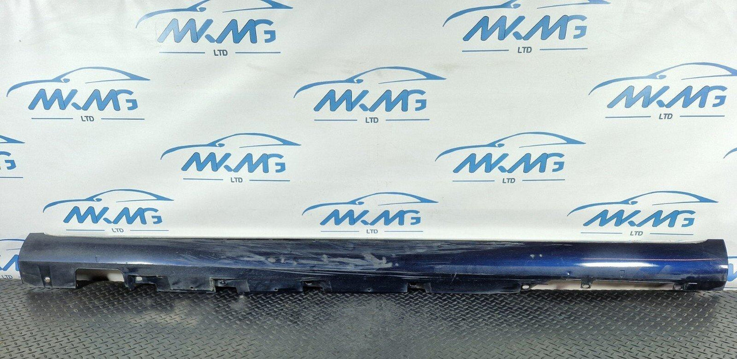 10-17 AUDI A8 4H LEFT N/S LOWER SILL SKIRT COVER TRIM IN BLUE 4H0853859D